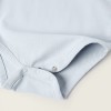 Pack of 2 Bodysuits with Peter Pan Collar for Newborn Girls, White/Blue