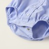Cotton Bodysuit for Newborns, Blue