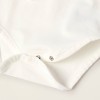 Bodysuit with Frills for Newborn Girls, White