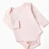 Pack of 4 Cotton Bodysuits for Baby Girls 'Moon & Star', White/Pink
