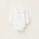 Bodysuit with Peter Pan Collar and Ruffles for Newborn Girls 'Blooming', White