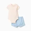 NB SET BODY SHORT, LIGHT BLUE