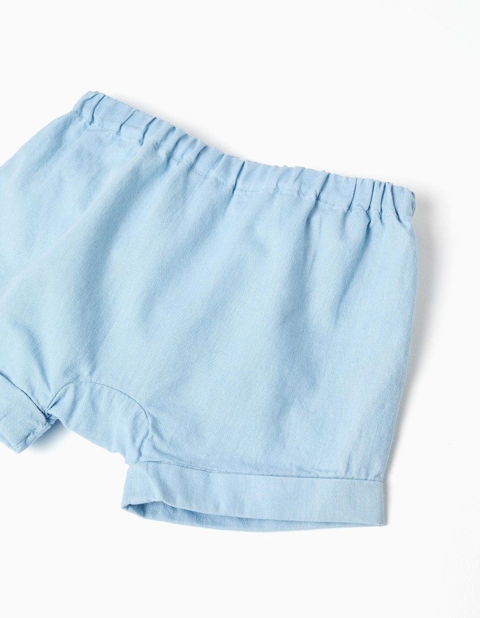 NB SET BODY SHORT, LIGHT BLUE