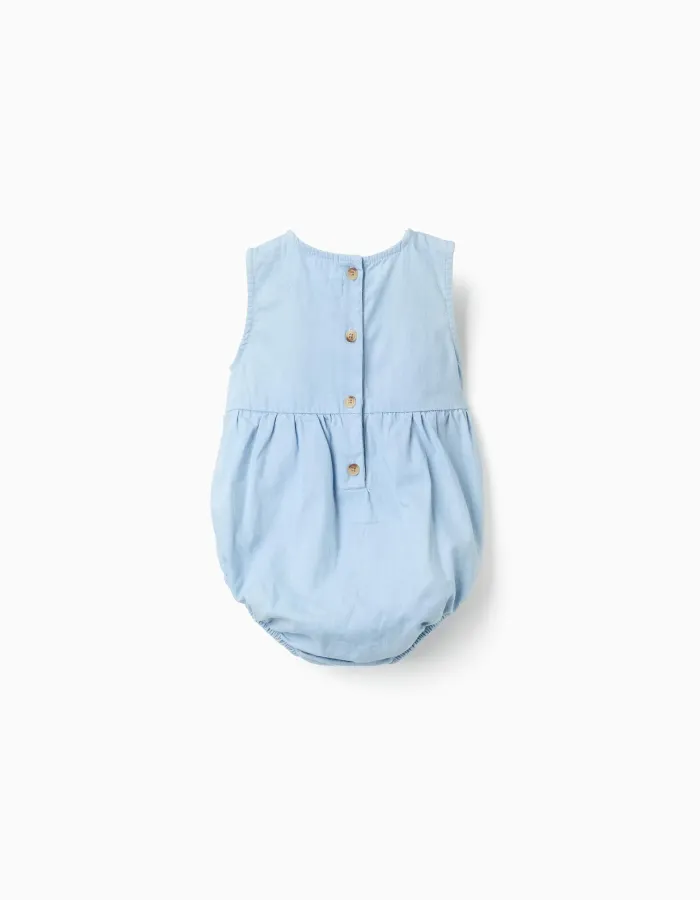 LIGHT DENIM OVERALL, LIGHT BLUE