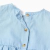 LIGHT DENIM OVERALL, LIGHT BLUE