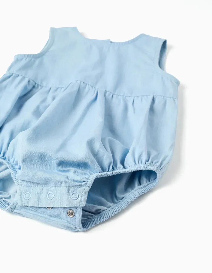 LIGHT DENIM OVERALL, LIGHT BLUE