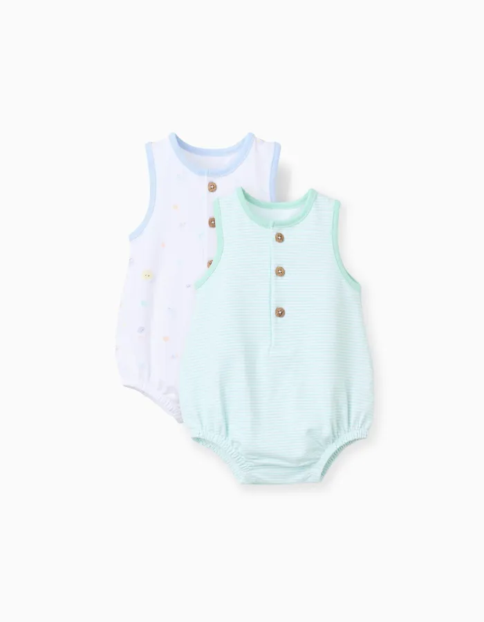 PACK 2 OVERALL, LIGHT GREEN