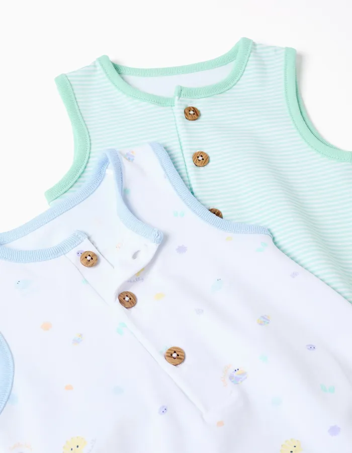 PACK 2 OVERALL, LIGHT GREEN