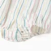 Cotton body-shirt with ethnic stripes B&S for newborn boys, multicolour