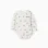 Long sleeve bodysuit with Mickey motif for newborn boys, white