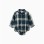 Checked cotton body-shirt B&S for newborn boys, blue/green/beige