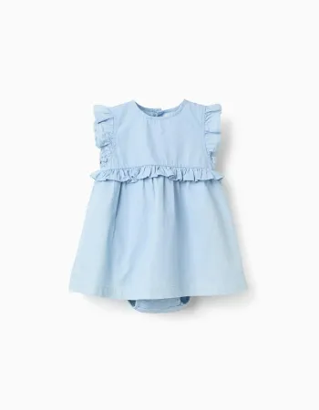 SS DRESS DENIM, LIGHT BLUE