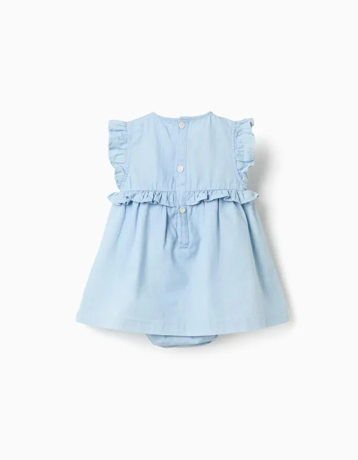 SS DRESS DENIM, LIGHT BLUE