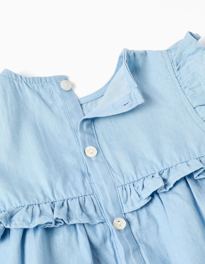 SS DRESS DENIM, LIGHT BLUE