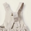 Twill Jumpsuit for Newborns, Beige