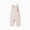Corduroy dungarees for newborn boys, light beige