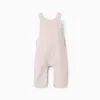 Corduroy dungarees for newborn boys, light beige