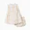 Checked cotton dress + bloomers B&S for newborn girls, multicolour