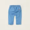Light Cotton Jeans for Newborns, Blue