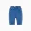 Denim trousers with elastic waist for newborns, blue