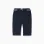 Twill chino trousers with striped tape for newborn boys, dark blue