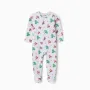 Cotton sleepsuit with Marvel prints for newborn and baby boys, grey