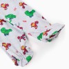 Cotton sleepsuit with Marvel prints for newborn and baby boys, grey