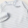 Striped Knitted Set for Newborn Boys, Blue