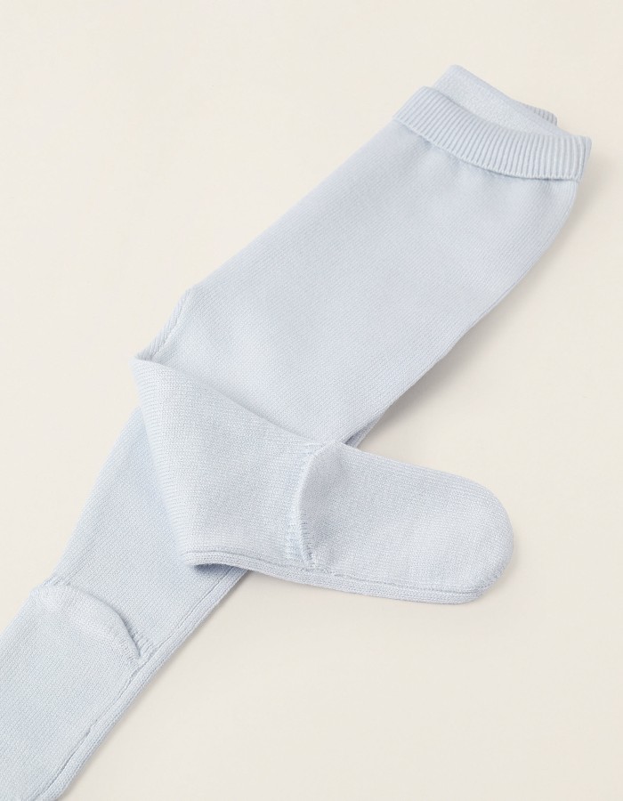 Striped Knitted Set for Newborn Boys, Blue