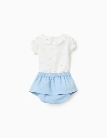 NB SET BODY BLOOMER, LIGHT BLUE