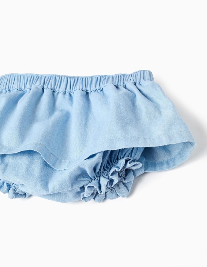 NB SET BODY BLOOMER, LIGHT BLUE