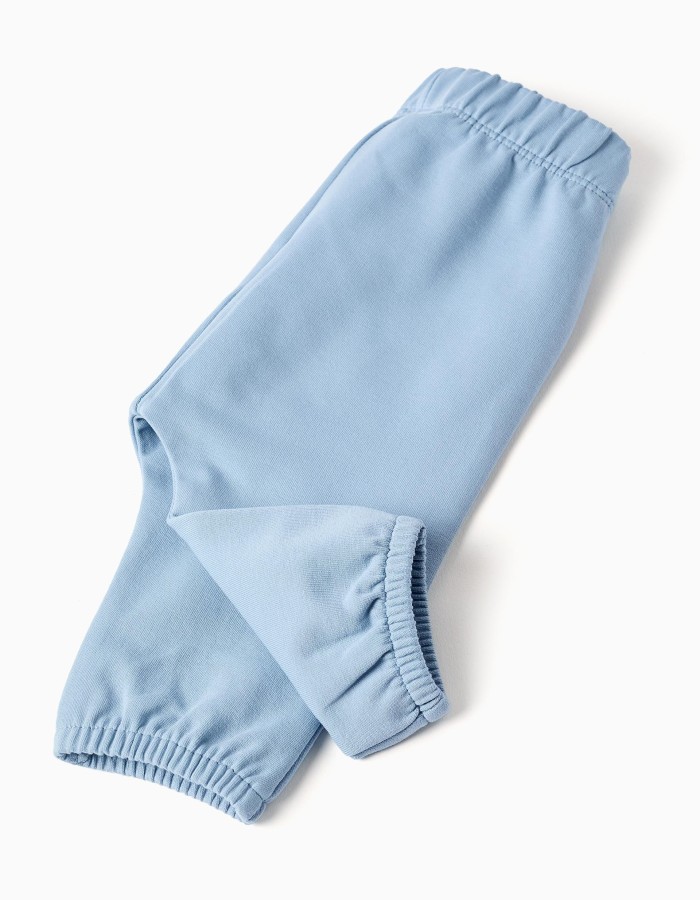 Sweatshirt with Mickey print + trousers for newborn boys, white/blue