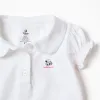 Bodysuit with Minnie print + skirt for newborn girls, white/red
