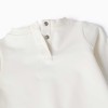 Brushed jogging set Winnie the Pooh for newborn boys, white/blue