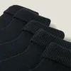 Pack of 5 Pairs of Cuffed Socks for Baby, Dark Blue