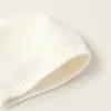 Knit Set Beanie + Gloves for Newborns, White