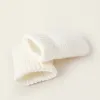 Knit Set Beanie + Gloves for Newborns, White