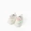 Trainers with Pompons for Newborn Girls, White/Pink