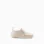 Canvas espadrilles with stripes for newborns, white/beige
