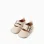 Pre-walker ballerina shoes for newborn girls, light beige