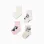 4 pairs of socks with Minnie & Figaro prints for baby girls, multicolour