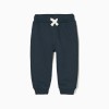 Cotton Joggers for Baby Boys, Dark Blue