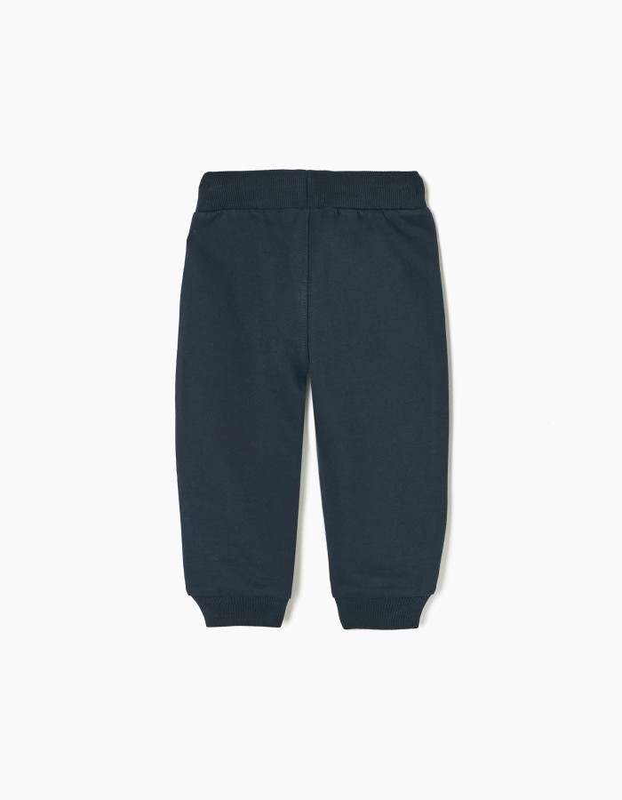 Cotton Joggers for Baby Boys, Dark Blue