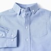 Cotton Shirt for Baby Boys, Light Blue
