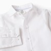 Shirt in Cotton Oxford for Baby Boys, White