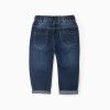 Denim Trousers with Drawstring 'Comfort Denim' for Baby Boys, Dark Blue