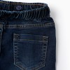 Denim Trousers with Drawstring 'Comfort Denim' for Baby Boys, Dark Blue