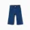 Wide leg denim trousers for baby girls, blue