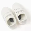 Touch-Fastening Trainers for Baby Girls, White/Iridescent