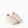 Trainers with laces Superlight Runner for baby girls, pink/beige